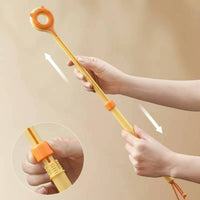 Telescopic Feline Brush Extendable Handle Feline Brush Soft Massage for Home