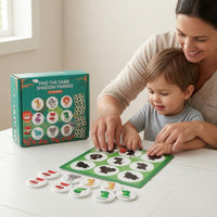 Creature Shadow Matching Game Cardboard Shadow Matching Cards Colorful