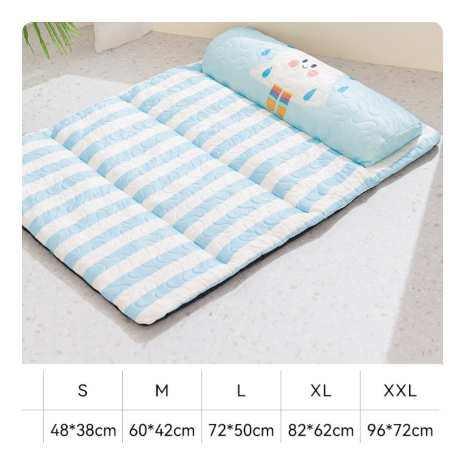 Ice Silk Cooling Pad Breathable Summer Pet Bed Washable for Hot Weather