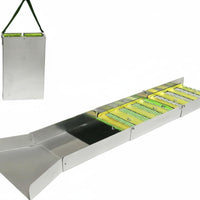 Sluice Box Kit Lightweight Aluminum Gold Sluice Easy Setup for Stream, Hobbyists