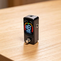 Chromatic Pedal Tuner Lightweight Mini Pedal Tuner Fast and Accurate Music Accessory for Guitarists, Stage, Rehearsal