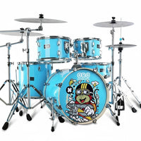 Compact Drum Kit, Kids Cartoon Jazz Drum, Beginner, Entry, Professional Performance