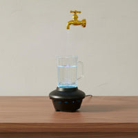Floating Faucet Fountain Recirculating Water Illusion Lamp for Office