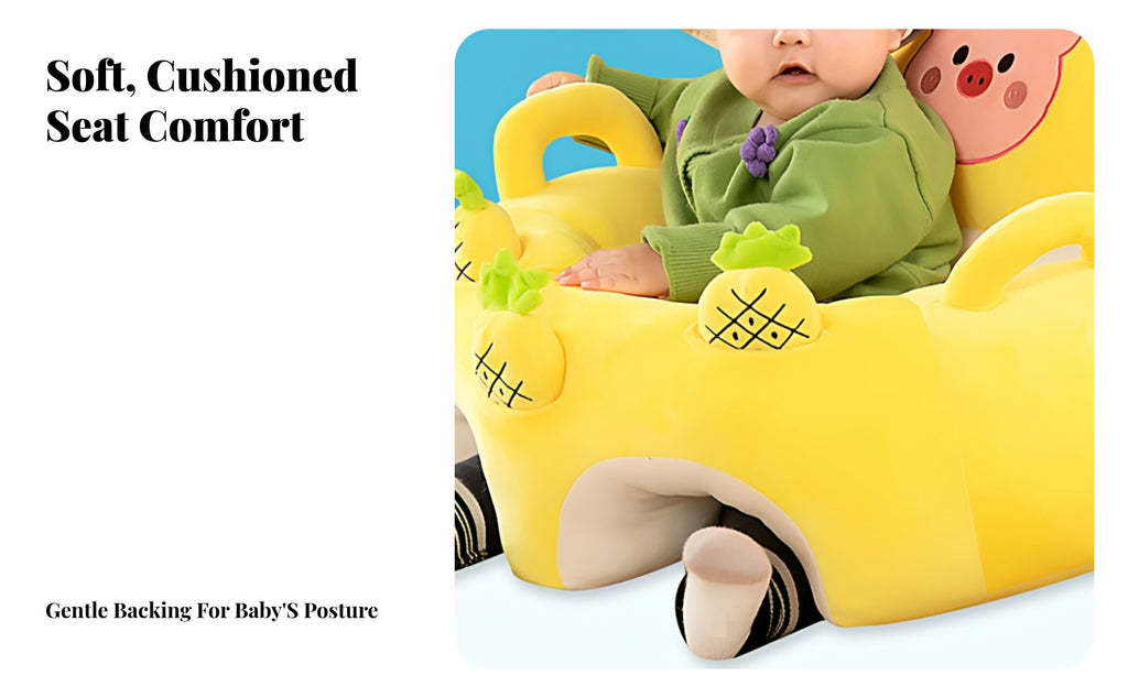 Inflatable infant Training Seat with Radish Toy Infant assist Chair