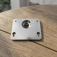 Percussion Pad Bracket Reflective Finish Drum Mounting Bracket Silver