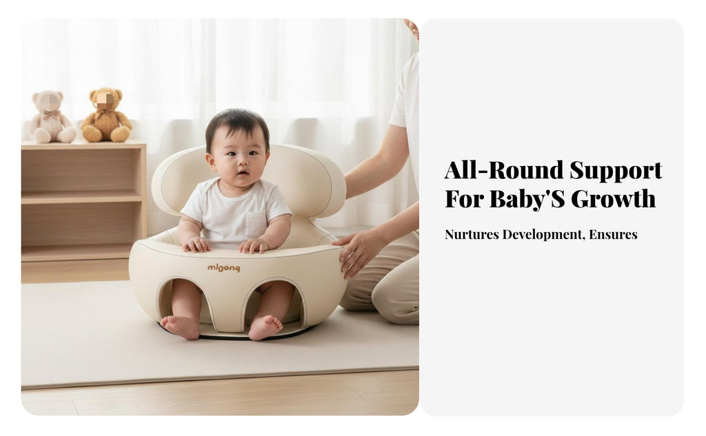 Inflatable avian Trainer Infant Floor Seat Builtinflatable inflation mechanism for Babies