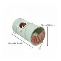 Foldable Spiral Tunnel Collapsible Spiral Feline Tunnel Easy Storage