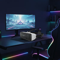 VR Headset with Headphones Wide Phone Compatibility 3D Immersive Reality Headset