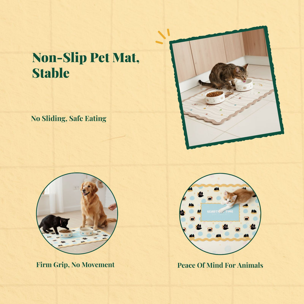 Waterproof non-slip pet mat