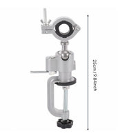 Electric Mounting Bracket Multi-Functional Rotating Drill Holder Clamp Workshop Accessory for Hobbyists, Craft Room