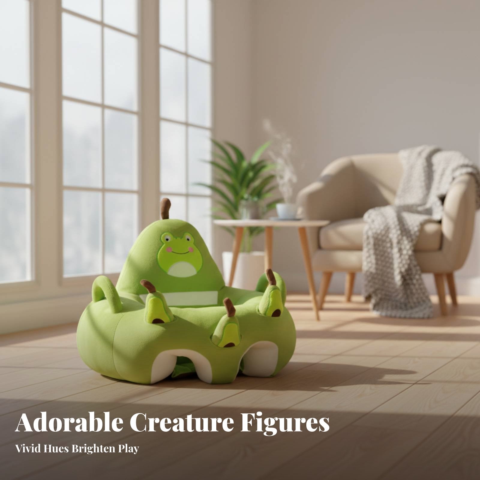 Soft Creature Sit-up Support Anti-Fall Design creatureShaped Soft Chair