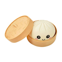 Steamed Bun Soft with Steamer Case Cute Bun Stress Toy for Office, Students