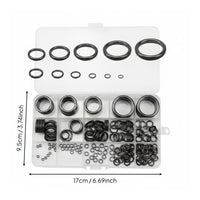 Fishing Rod Guide Loop Kit Assorted Sizes Ceramic Guide Rings Hinged Lid