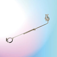 Marching Flute Lyre Metal Flute Music Clip Adjustable for Performance, Rehearsal