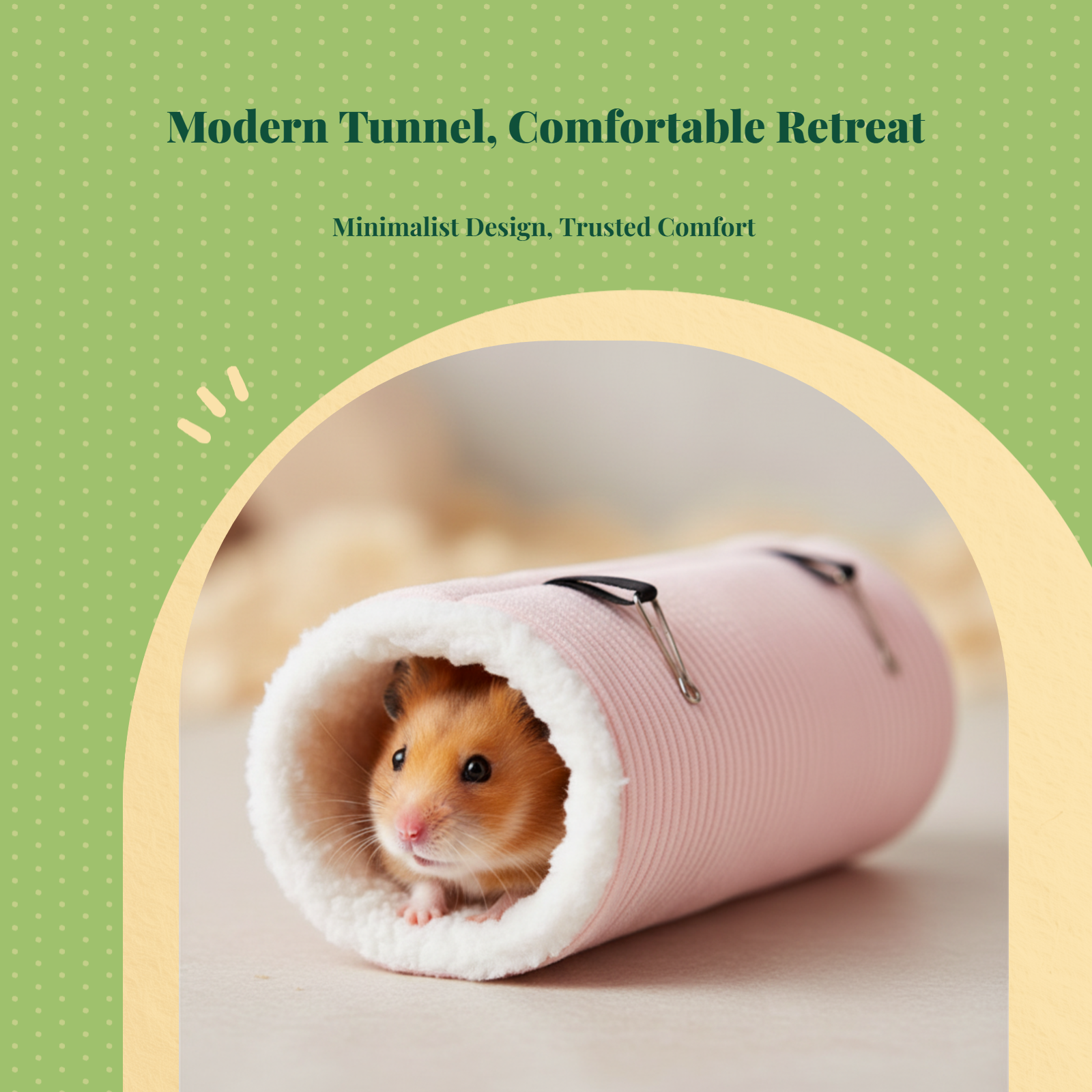 Plush Hanging Bed, Winter Hut, Small Pet Enclosure