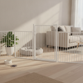Adjustable Width Pressure-Mounted Pet Gate Drill-without Drilling Installation Pressure-Mounted Swing Gate Narrow Bar Spacing Indoor Fence Extendable Height for Cat Owners, Families, Renters, Indoors, Doorways, Hallways, Stairways