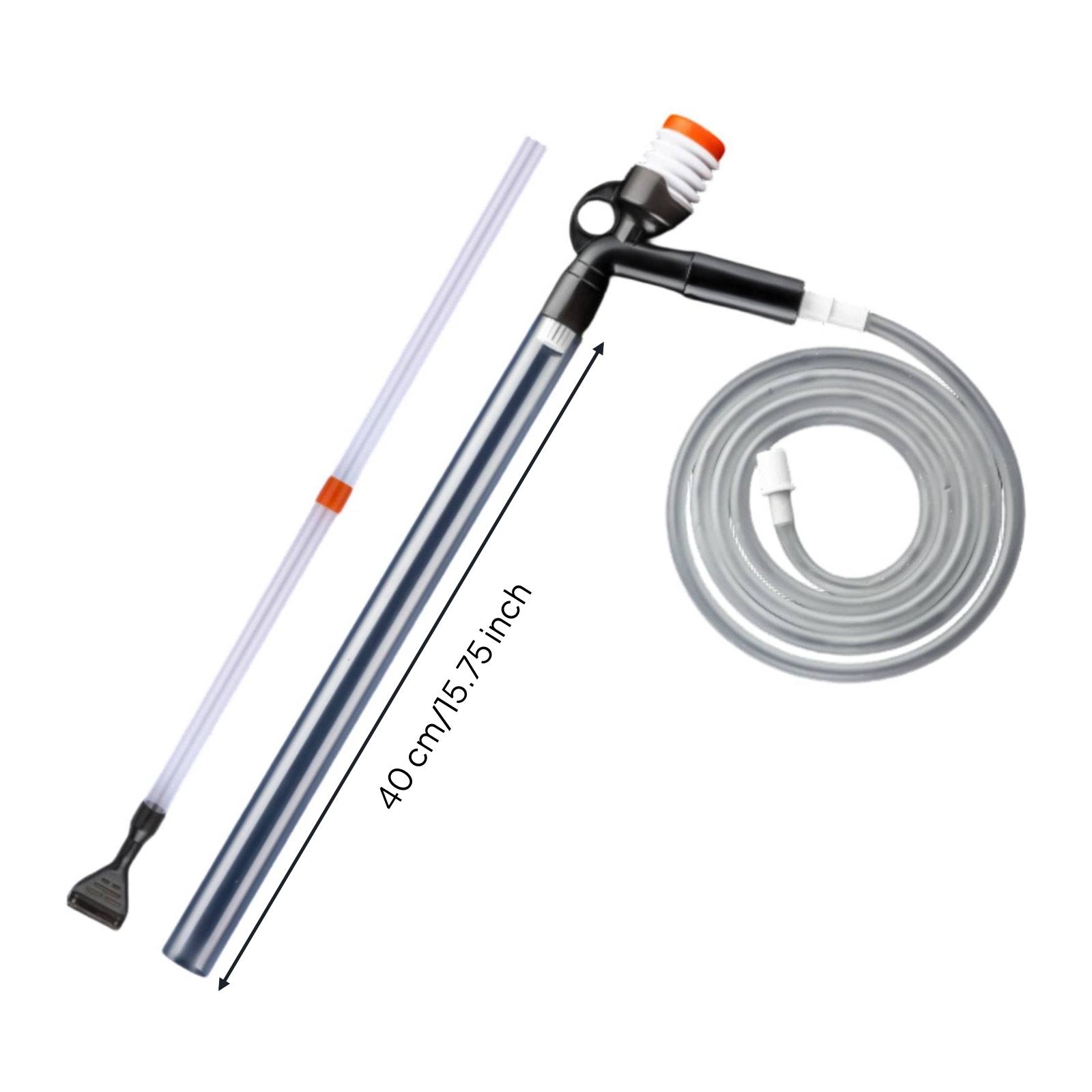 Aquarium Water Changer Debris Removal Hand Pump Siphon Easy to Use