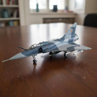 Fighter Jet Model Metal 1:100 Decor Alloy-Cast Jet Model for Collectors
