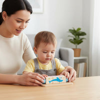 Wooden Rotating Game Cognitive Development Rotating Cube Game for Young Children