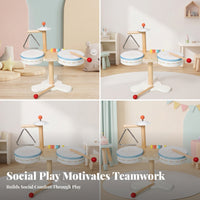 Child-Led Percussion Toy Fine Motor Skills Wooden Percussion Toy Colorful