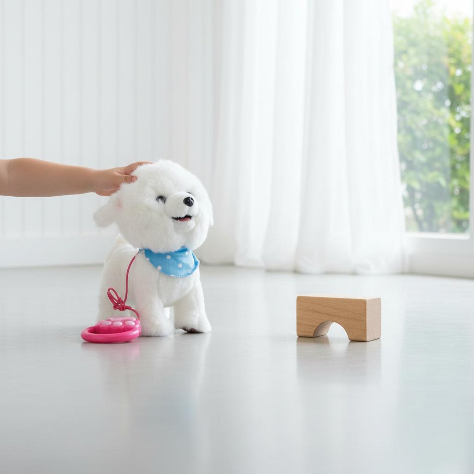 Walking Stuffed Dog Touch Activated Stuffed Creature Realistic Design