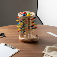 Wood Sticks Balance Toy Focus Training Balancing Toy Thinking Skills Wooden Balance Structure Game for Kids, Preschoolers, Kindergarten, Classroom