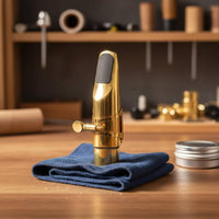 Alto Sax Metal Mouthpiece Bright Tone Music Gear Brass Body for Performance