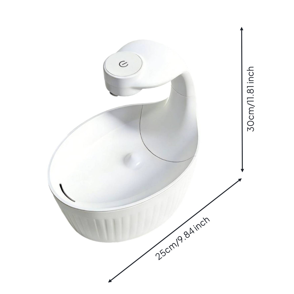 Cat Water Dispenser Portable Power Pet Water Dispenser Anti-Slip Stable for Indoor