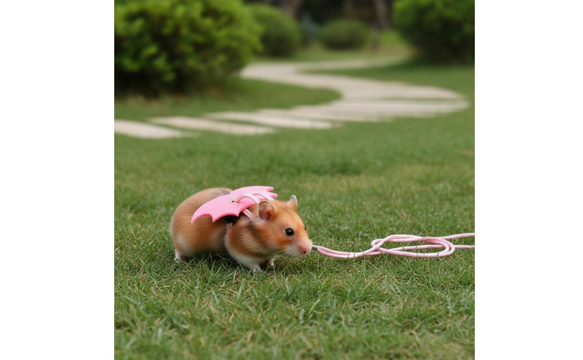 Hamster Leash and Harness Hamster Walking Leash Easy to Wear Sugar Glider Walking Vest for Squirrels