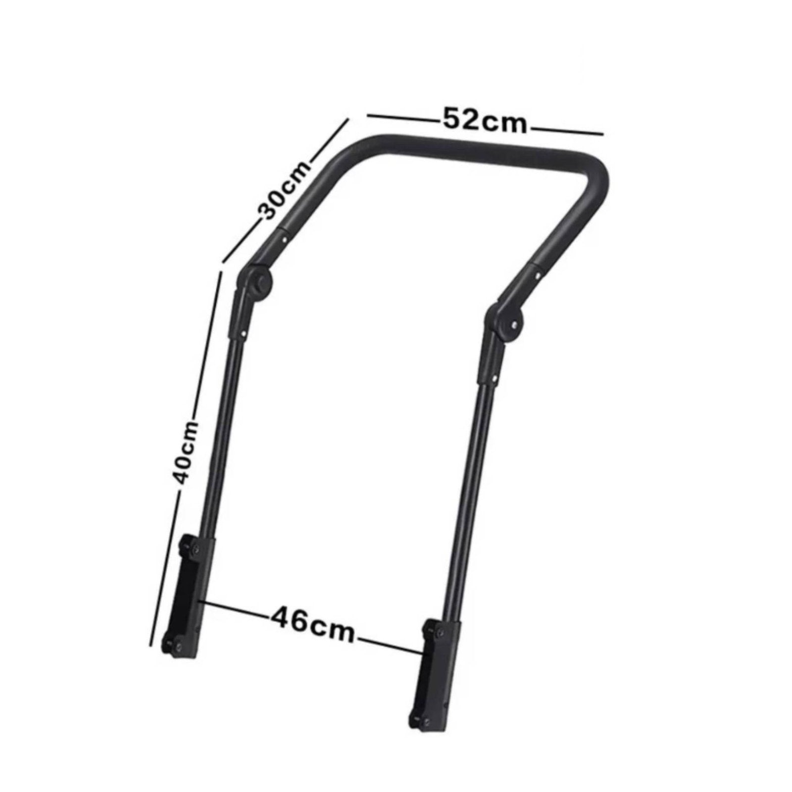 Detachable Wagon Handle Anti-Slip Grip Wagon Push Bar for Camping