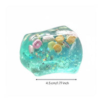 Squishy Stress Cube Calming Gel Hand Fidget Soft TPR Material for Desk, Office