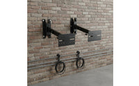 Thickened Metal Speaker Wall Mount Heavy Duty Surround Speaker Wall Mount Easy Install Audio Accessory Extendable Arm for KTV, Living Room, Studio