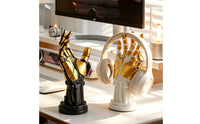 Robotic Hand Headphone Stand Sturdy and Stable Base for Game Room