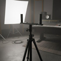 Twin Speaker Stand Stable Metal Base Tripod Speaker Designed for Surround Sound