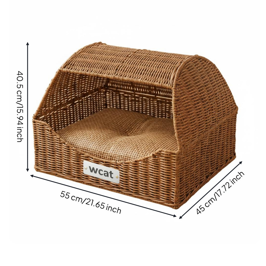 Drawer Type Pet Bed Breathable Semi Enclosed Feline Bed Cozy for Cats