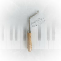 Piano String Hook Sturdy Metal Construction Piano Stringing Hook Versatile Stringing Tool Provides Additional Leverage