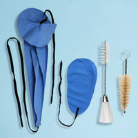 4 Pieces Saxophone Swab Set Soft Cotton Sax Cleaning Cloth Set for Practice Room