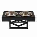 Elevated Pet Feeder Stainless Steel Dog Bowl Stand Foldable