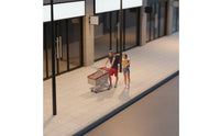 1:64 Scale People Figures Cityscape Scene Theme for Dioramas, Sand Tables