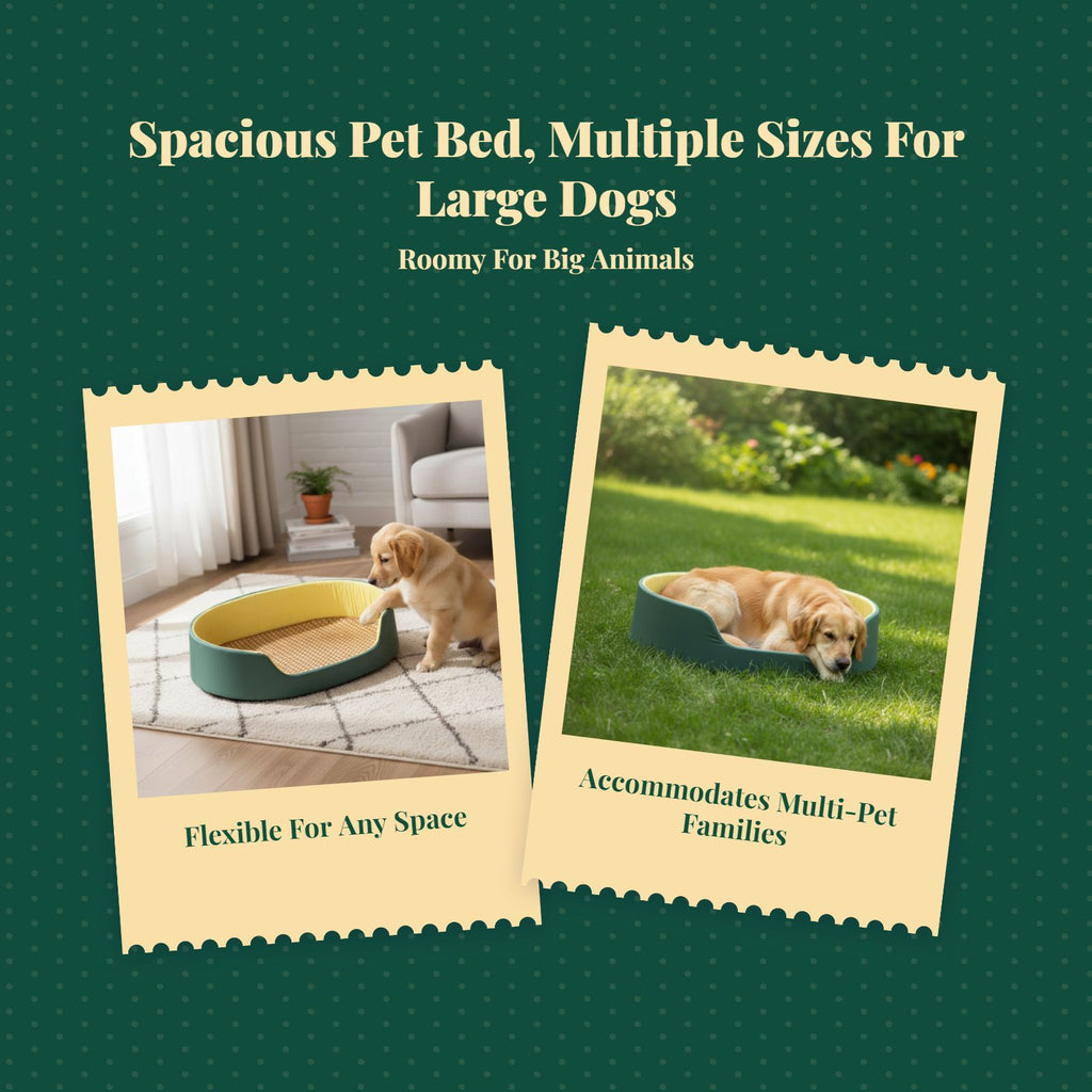 Dog Cooling Mat, auto-cooling pet bed, cleanable non-slip crate pad, summer comfort for large dogs and felines, suitable for all seasons