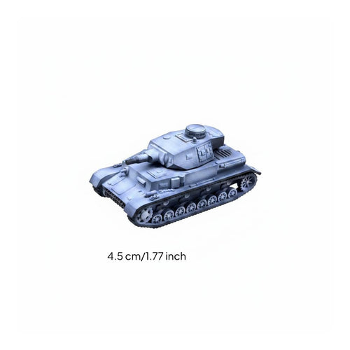 1:144 Tank Figurine Detailed Miniature Tank Gift Item Battlefield Toy for Collectors, Desk, Offices