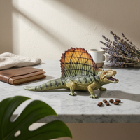 Dimetrodon Model Educational Prehistoric Reptile Model Realistic Figurine for Display
