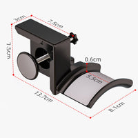 Clamp-on Monitor Headphone Stand Rotatable Design Monitor Clamp Headphone Hanger