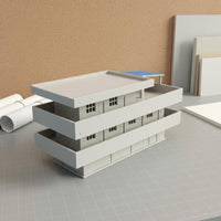 Plastic House Model Easy to Build Miniature Building Scene Collectible