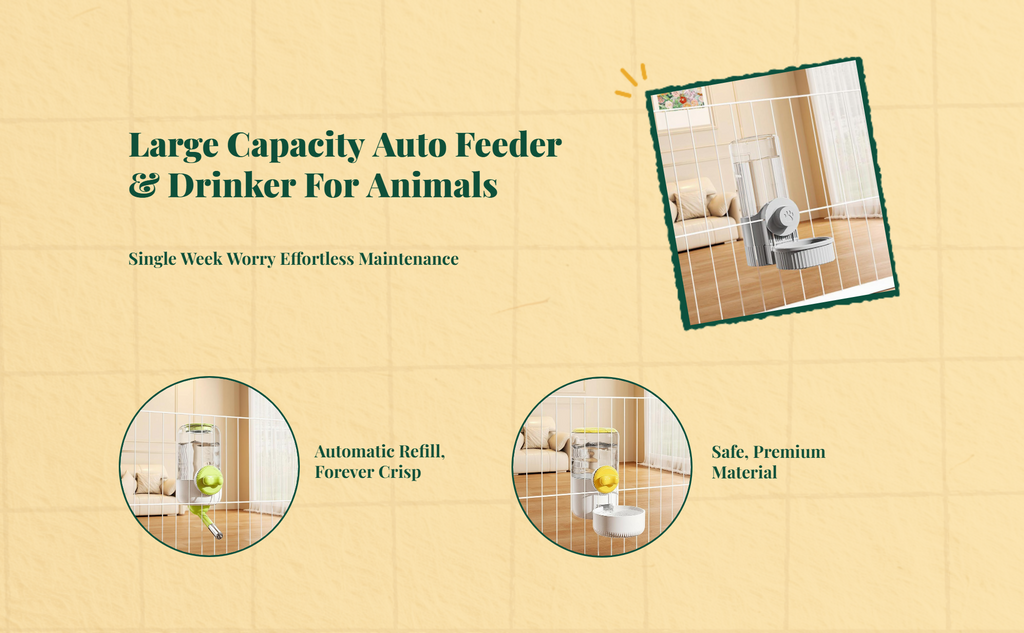 Leakproof dog water bottle for cages