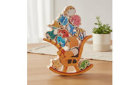 Wooden Creature Stacking Toy Develops Concentration Bear Balance Stacking Game