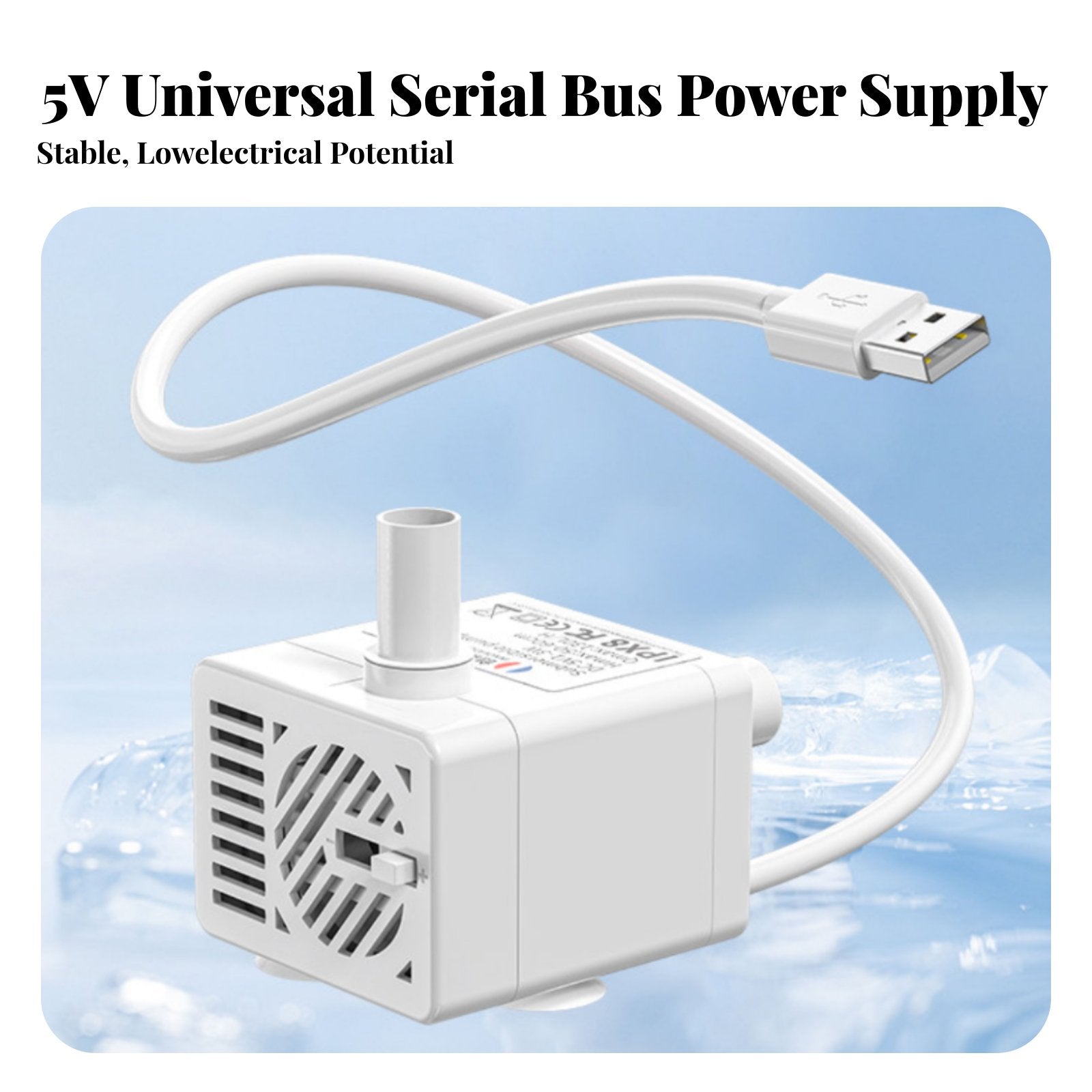 Miniature 5V USB port compatible aquatic pump waterproof Design Aquatic apparatus small Size