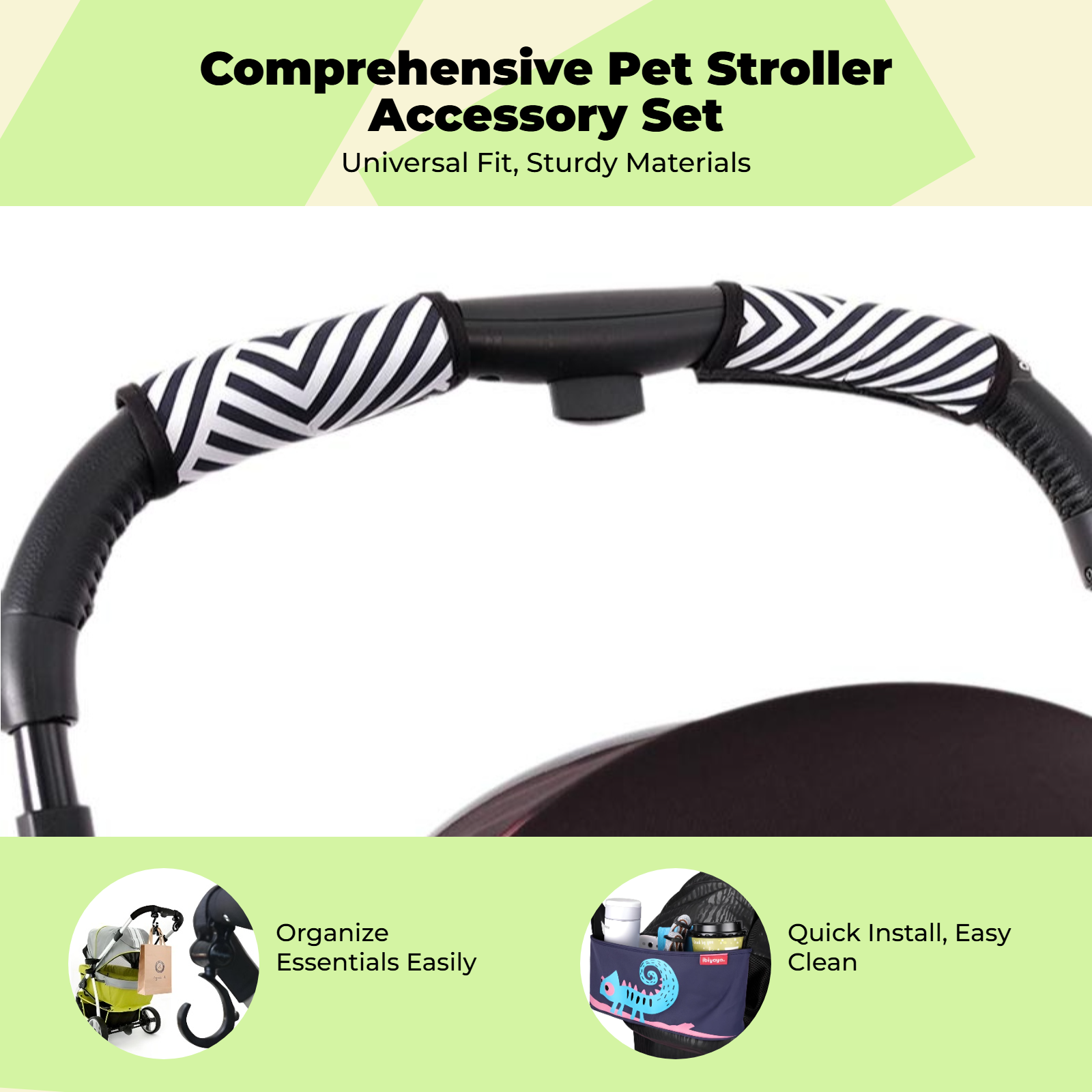 Stroller Hook, Organizer Accessory, Universal Hanging Bag Hook, Portable, Stable Attachment