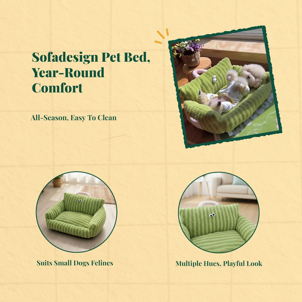 Washable calming bed for small pets