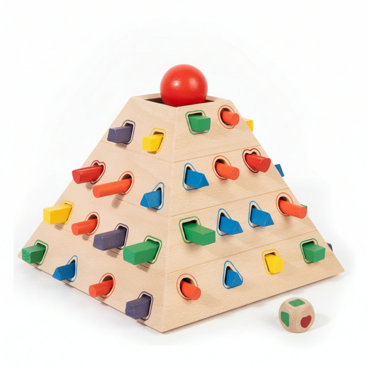 Developmental Shape Sorter Developmental Pull-Stick Toy Fine Motor Skills